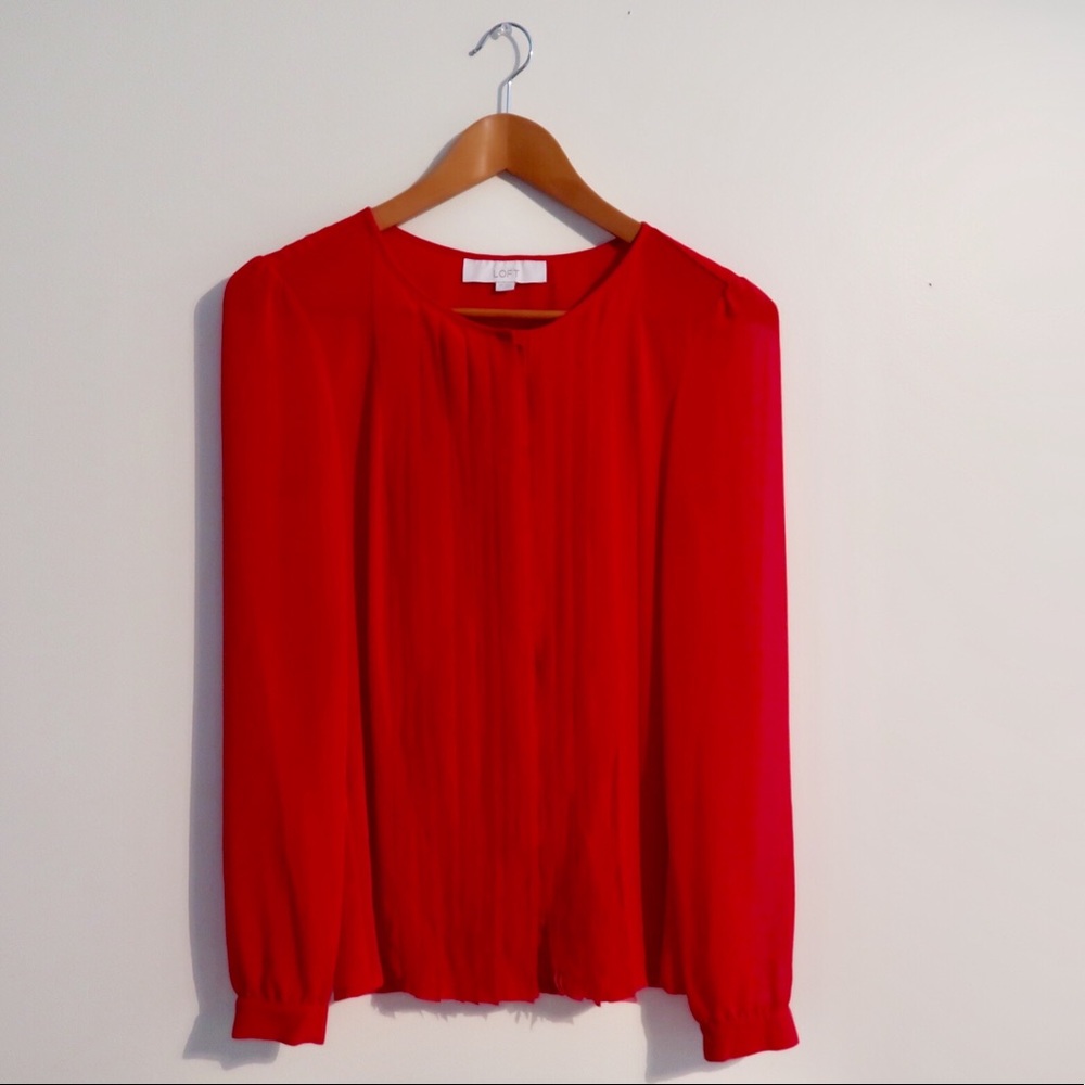 Loft chiffon top